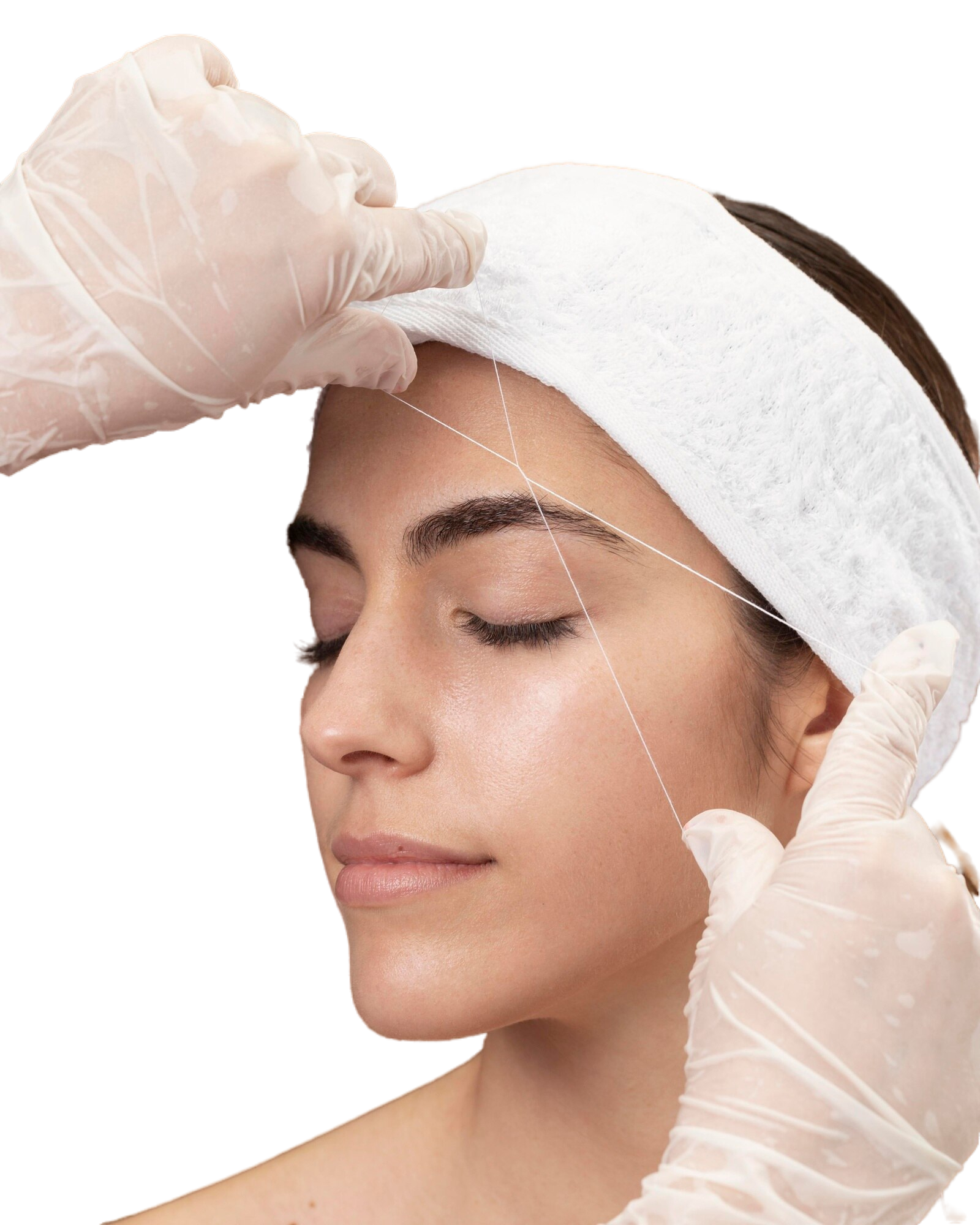 young woman beauty salon